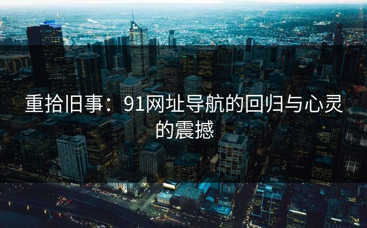 重拾旧事：91网址导航的回归与心灵的震撼